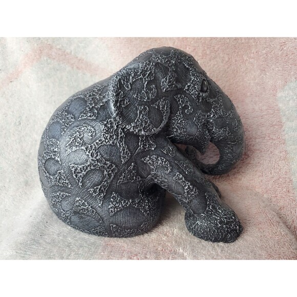 Elephant Parade Silver Clover Limited Edition Original 2016 Resin Figure 7"x6" - Picture 4 of 16